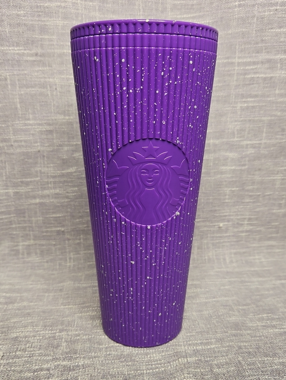 Starbucks Purple Speckled Ribbed Tumbler